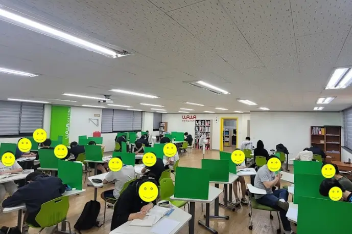 와와학습코칭센터 동래점 학원 내부 모습